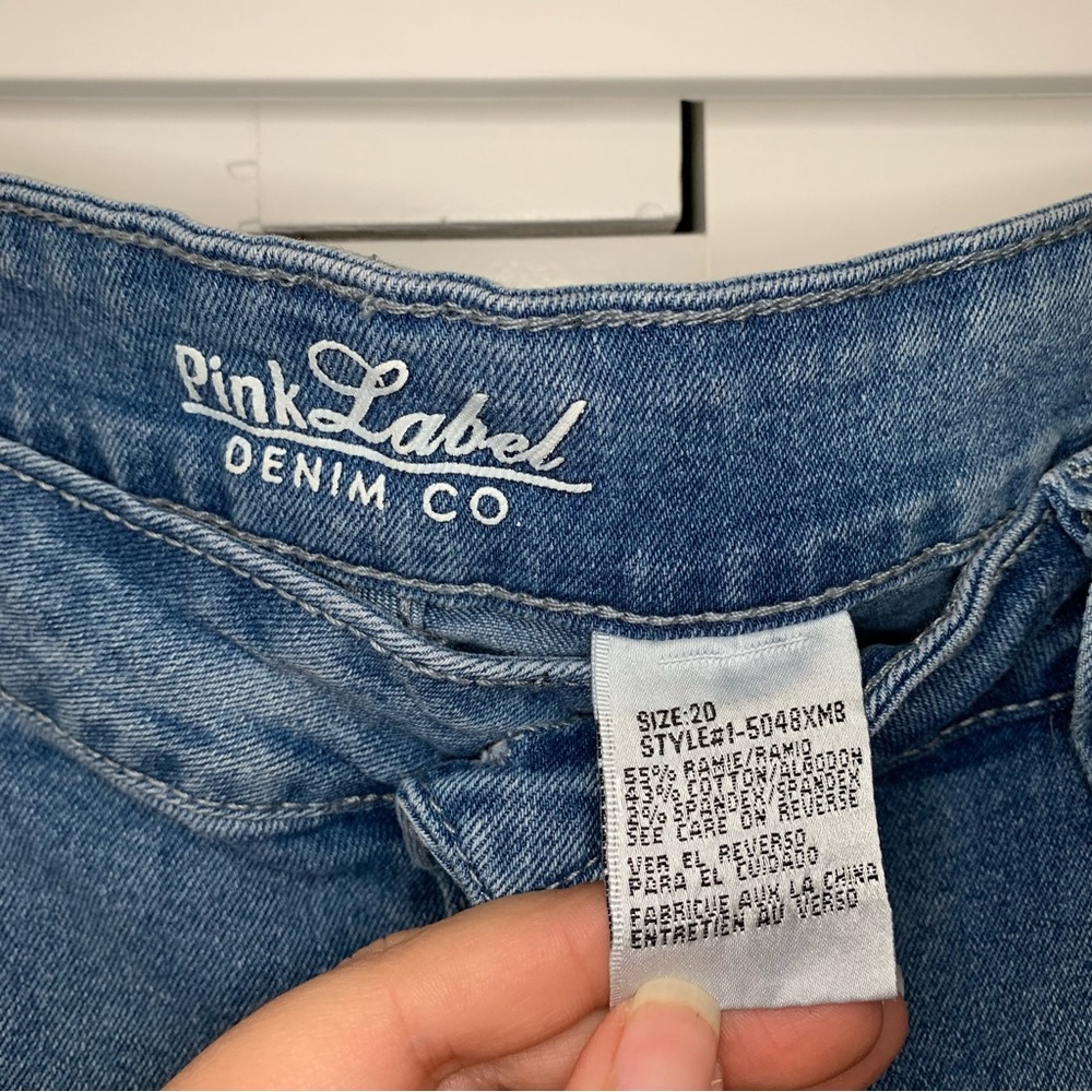 Pink Label Denim Co Star Jeans Size 20 - Picture 5 of 9